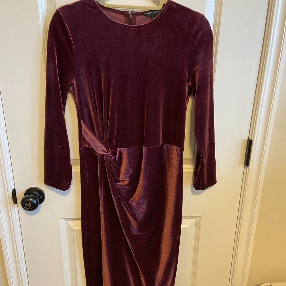 Banana Republic Velvet Dress (Size 6)